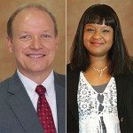 Left to right: John Steffen and Telia Williams