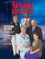 Nevada Business Magazine August 2005 View Issue