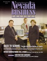Nevada Business Magazine November 2003 View Issue