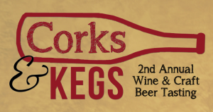 Corks & Kegs guests will be able to sample a wide range of wine, spirits and craft beers, along with hors d’oeuvres and live music.