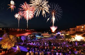 Get a jump on celebrating America’s Independence Day a day early amid the unique lakeside setting of Lake Las Vegas.