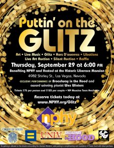 Join the historic Liberace Mansion as it hosts the fundraising event to benefit its neighbor, Nevada Partnership for Homeless Youth (NPHY.)