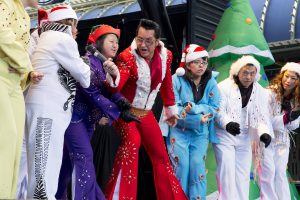 Local celebrities are supporting the not-for-profit Opportunity Village during their annual holiday fundraiser, the Las Vegas Great Santa Run