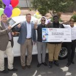 NV Energy joined NPHY representatives to announce a new partnership to help youth in crisis and to donate a truck, toiletries and canned goods, and $20,000.