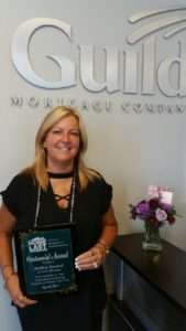 The Nevada Rural Housing Authority (NRHA) awarded Debra Secord, sales manager at Guild Mortgage in Sparks, the prestigious Centennial Award.