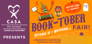 Barnes & Noble Hosts Book-tober Fair to Benefit Washoe CASA Foundation, to raise funds benefiting foster care children in Washoe County.