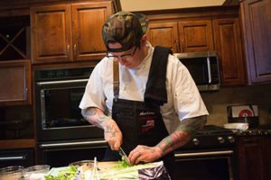Chef Anthony Ashworth, a first-time competitor at the Reno Bites Week Chef Showdown wowed the judges Saturday afternoon, October 14, 2017