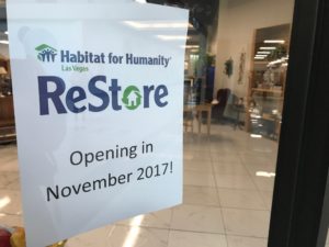 Habitat for Humanity will offer Las Vegans the opportunity to affordably furnish a home while giving others in the community the opportunity to own a home.