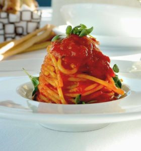 In honor of National Spaghetti Day, Bratalian Neopolitan Restaurant is featuring signature spaghetti dishes with a wide variety of savory sauces.