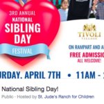 On Saturday, April 7, 2018, in partnership with FOX5's Take 5 To Care, St. Jude's Ranch for Children will hold its third annual National Siblings Day Festival at Tivoli Village on Rampart and Alta to raise awareness of brothers and sisters separated in foster care.