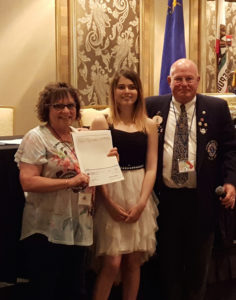Coral Academy of Science Las Vegas (CASLV) recently announced eighth-grade student Chiara Kieper won a merit award in the Lions International Peace Poster Contest.