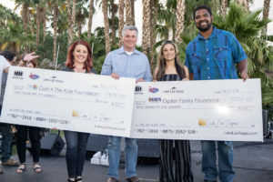 Lake Las Vegas gave $20,000 to Cure 4 The Kids Foundation, the Ogden Family Foundation, Friends for Las Vegas Police K9 and the Henderson Community Foundation K9 Division.