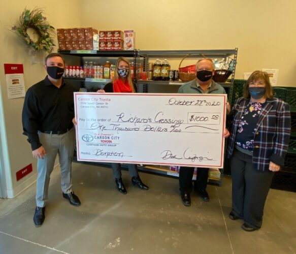 Carson City Toyota Presents Richards Crossing Donation To Support Residents LaptrinhX News