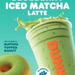 Blueberry Matcha Latte and Matcha Topped Donut-471d0988
