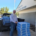 Dirk Roper of Roper’s Heating and Air Conditioning has donated 189 fans to Carson City seniors-78007e88